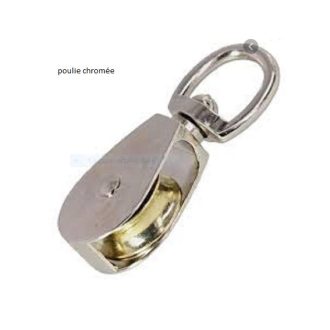 POULIE CHROMÉE