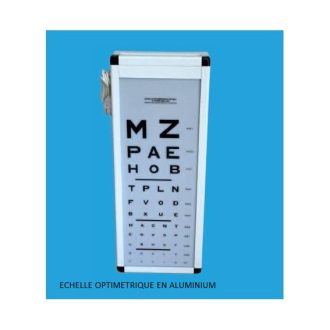 ECHELLE OPTIMETRIQUE LUMINEUSE EN ALUMINIUM