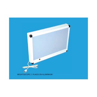 NÉGATOSCOPE DEUX PLAGES EN ALUMINIUM