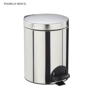 POUBELLE INOX 5L