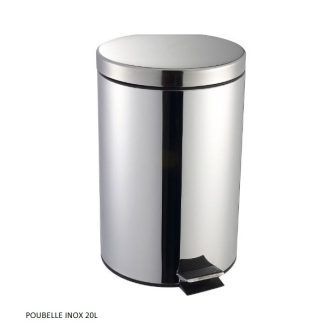 POUBELLE INOX 20L