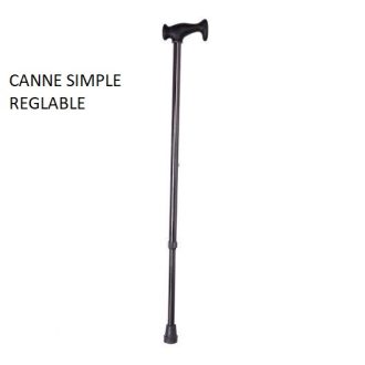 CANNE SIMPLE REGLABLE EN HAUTEUR