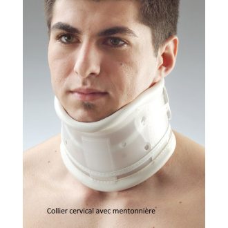 COLLIER CERVICAL REGIDE AVEC MENTONNIERE