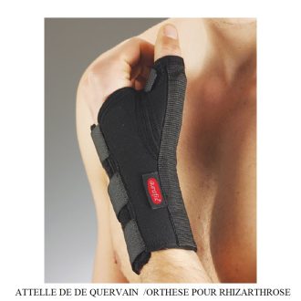 ATTELLE DE DE QUERVAIN ORTHESE RHIZARTHROSE