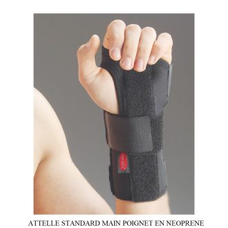 ATTELLE STANDARD MAIN POIGNET EN NEOPRENE