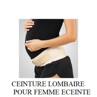 CEINTURE LOMBAIRE POUR FEMME ECEINTE