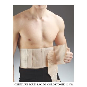 CEINTURE POUR SAC DE COLOSTOMIE 16 CM