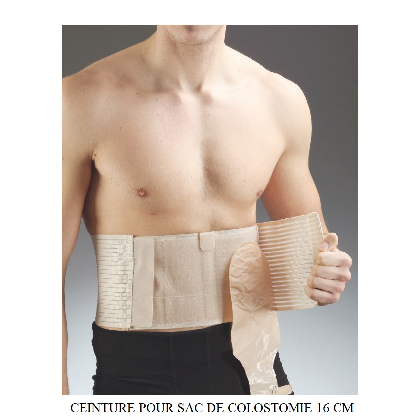 CEINTURE POUR SAC DE COLOSTOMIE 16 CM