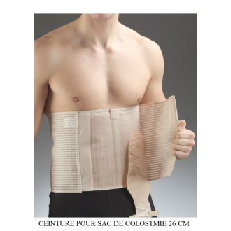 CEINTURE POUR SAC DE COLOSTMIE 26 CM