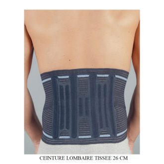 CEINTURE LOMBAIRE TISSEE 26 CM