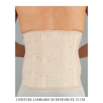 CEINTURE LOMBAIRE D9 RENFORCEE 32 CM