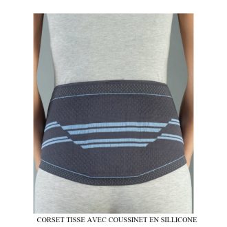 CORSET TISSE AVEC COUSSINET EN SILLICONE