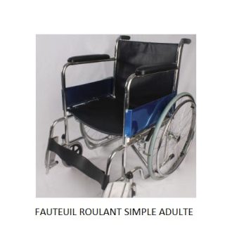 FAUTEUIL ROULANT SIMPLE ADULTE