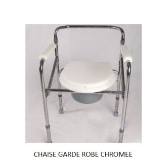 CHAISE GARDE ROBE CHROMEE