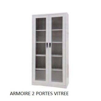ARMOIRE 2 PORTES VITREE