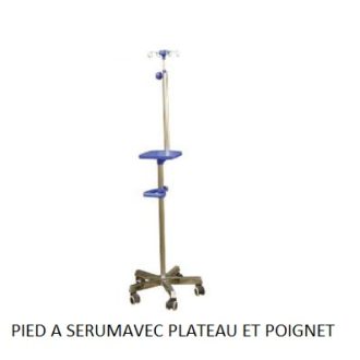 PIED A SERUMAVEC PLATEAU ET POIGNET