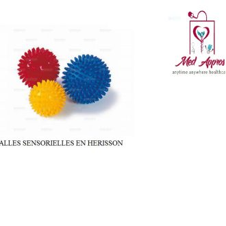 BALLES SENSORIELLES EN HERISSON PACK  DE 3