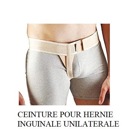 CEINTURE POUR HERNIE INGUINALE UNILATERALE
