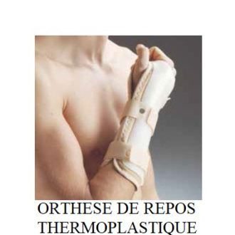 ORTHESE DE REPOS THERMOPLASTIQUE