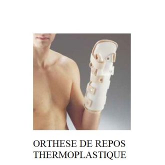 ORTHESE DE REPOS THERMOPLASTIQUE