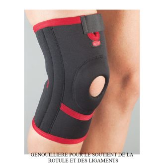 GENOUILLIERE POUR LE SOUTIENT DE LA ROTULE ET DES LIGAMENTS