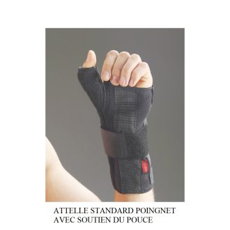 ATTELLE STANDARD POINGNET AVEC SOUTIEN DU POUCE