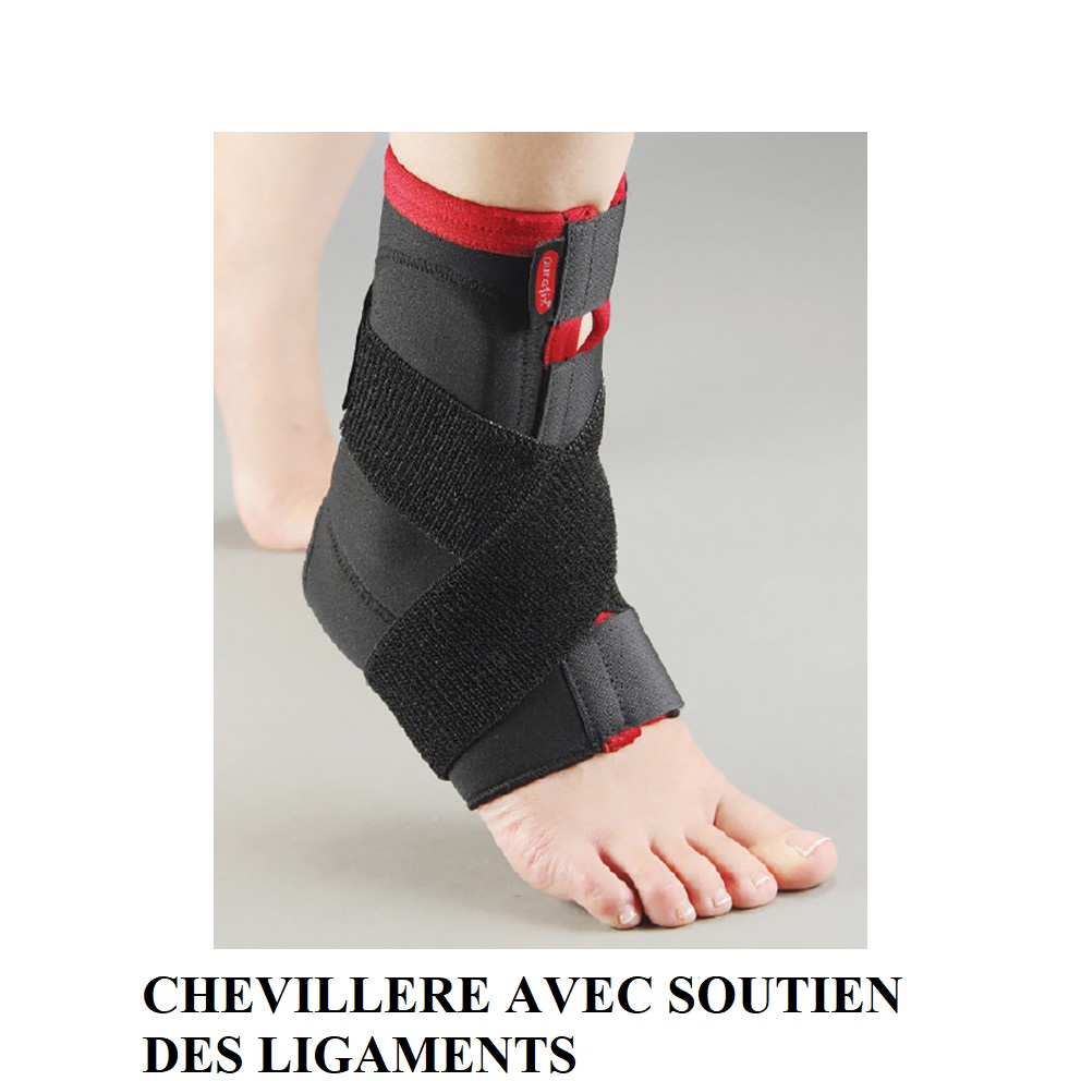 CHEVILLIERE AVEC SOUTIEN DES LIGAMENTS