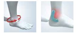 CHEVILLIERE POUR TENDON D'ACHILLE EN NEOPRENE – Image 2