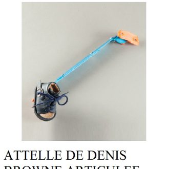 ATTELLE DE DENIS BROWNE  (ARTICULEE)