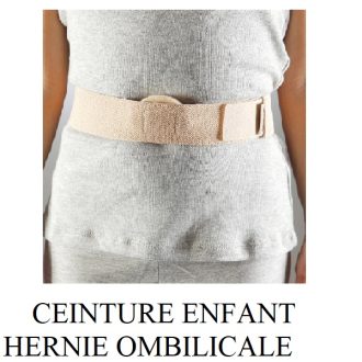 CEINTURE ENFANT HERNIE OMBILICALE