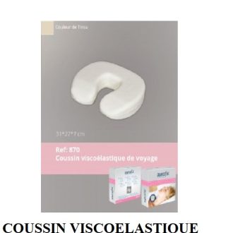COUSSIN VISCOELASTIQUE DE VOYAGE