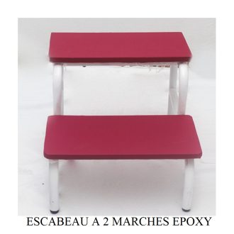 ESCABEAU A 2 MARCHES EN EPOXY