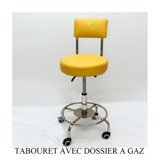 TABOURET AVEC DOSSIER A GAZ