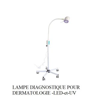 LAMPE DIAGNOSTIQUE POUR DERMATOLOGIE -LED-et-UV-