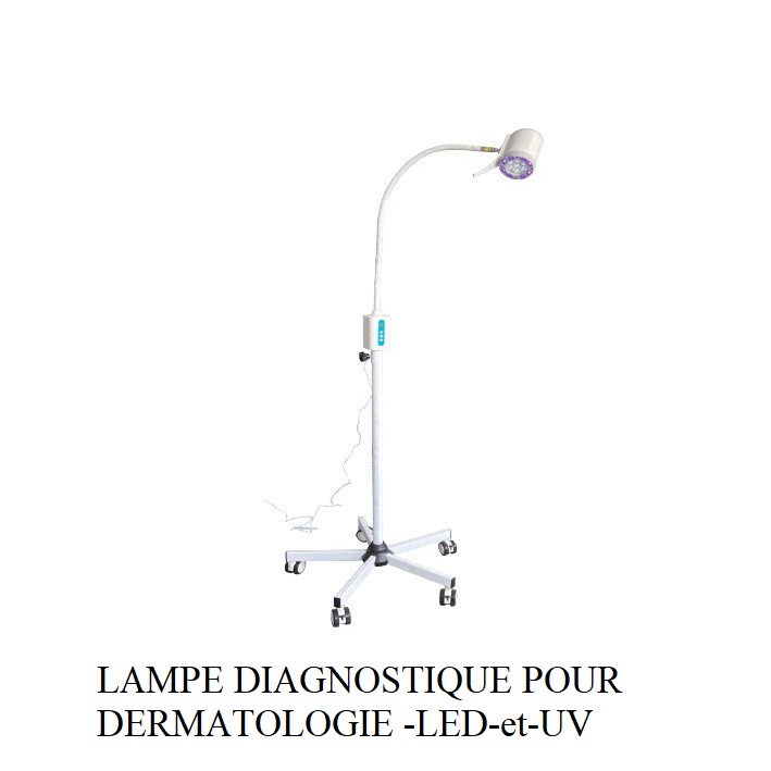 LAMPE DIAGNOSTIQUE POUR DERMATOLOGIE -LED-et-UV-