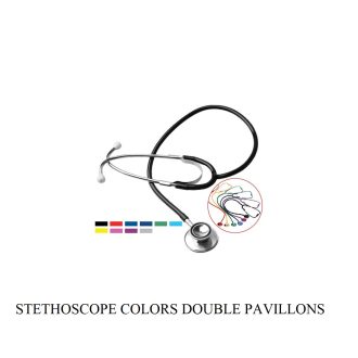 STETHOSCOPE COLORS DOUBLE PAVILLONS STAR CARE