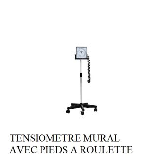 TENSIOMETRE MURAL + PIEDS A ROULETTE