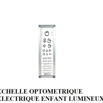 ECHELLE OPTOMETRIQUE ELECTRIQUE ENFANT LUMINEUX