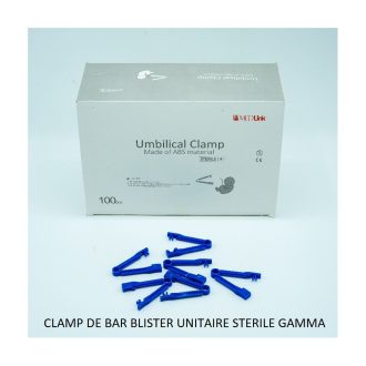 CLAMP DE BAR BLISTER UNITAIRE STERILE GAMMA