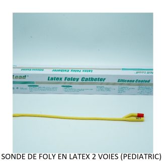 SONDE DE FOLY EN LATEX 2 VOIES PEDIATRIC